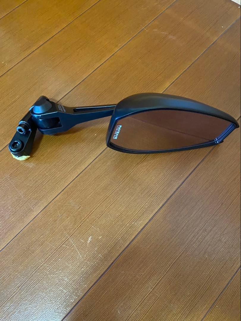 【箱付き】シャークミラー7 ブラック ミラー左右2本セット