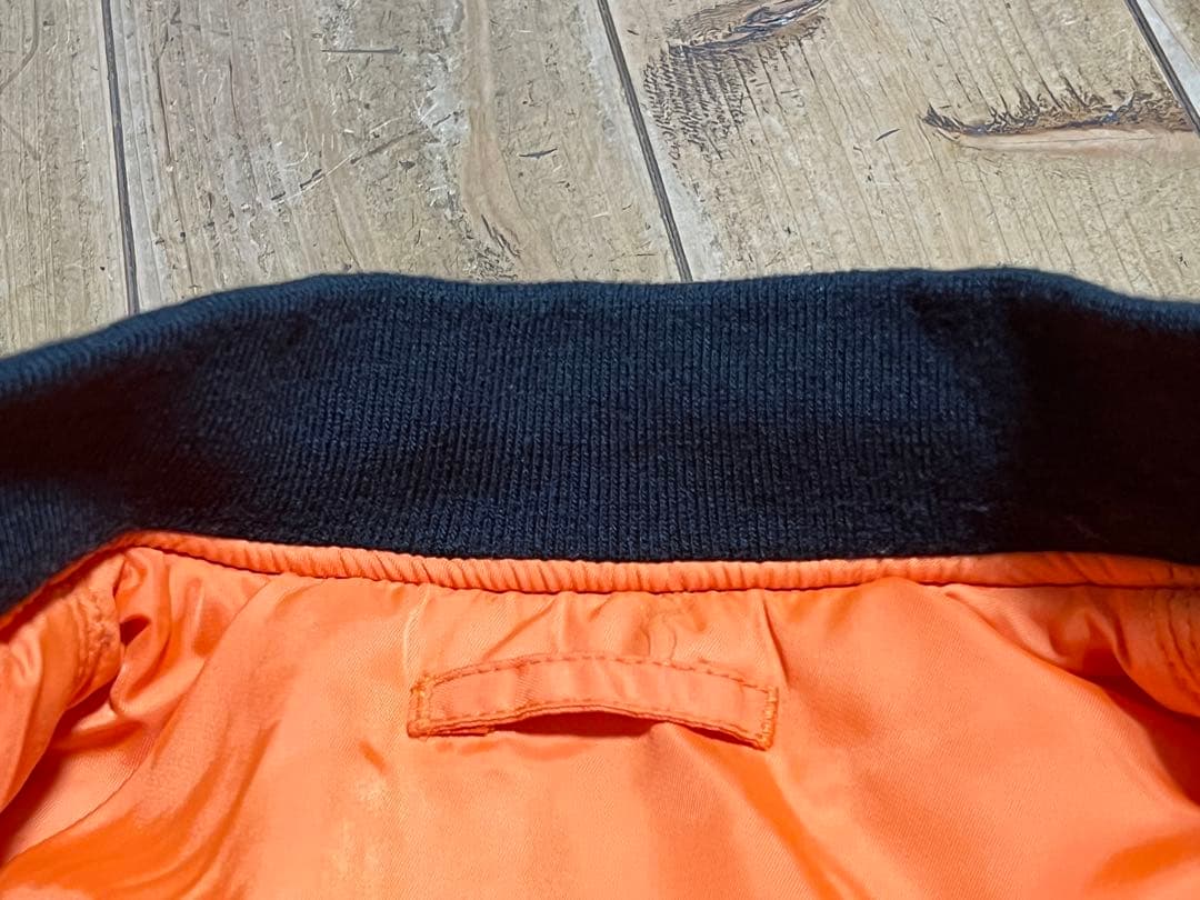 【美品】ALPHA INDUSTRIES MA-1フライトジャケット【Ｌ】黒