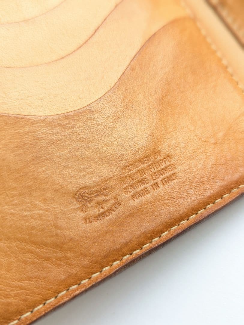 イルビゾンテ【限定モデル】ボルドー×ヌメ エンボスドコレクション 希少 がま口