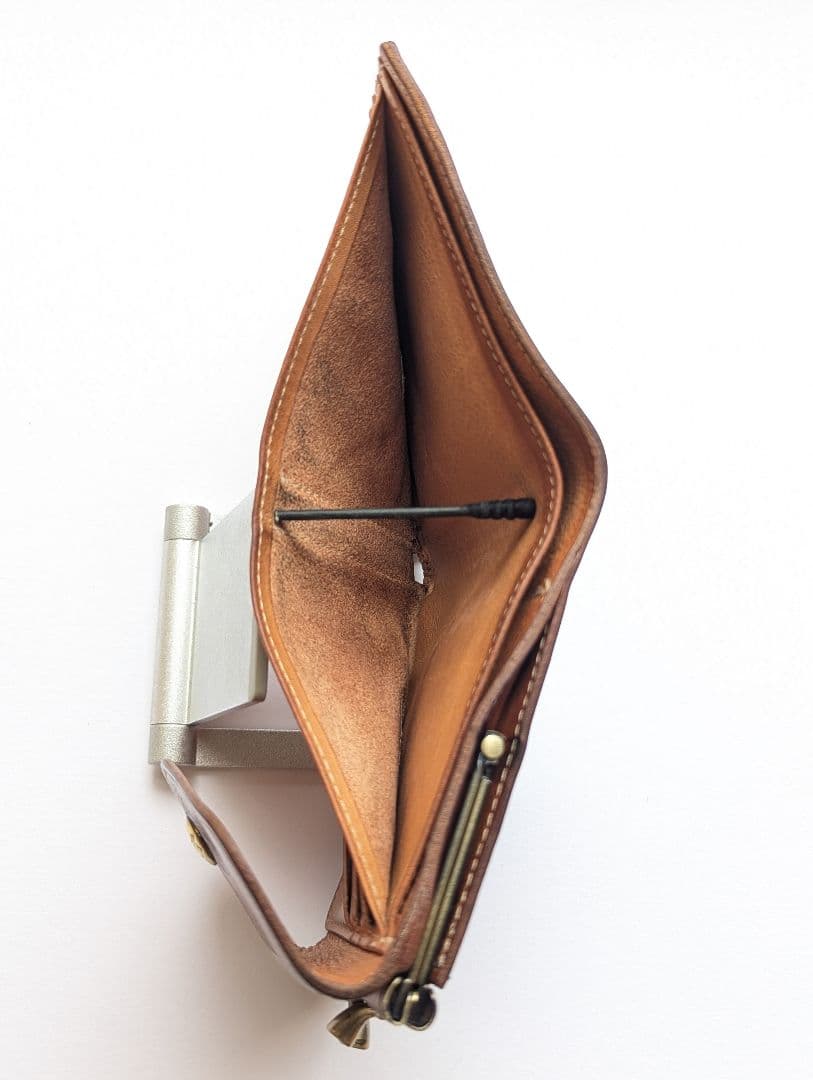 イルビゾンテ【限定モデル】ボルドー×ヌメ エンボスドコレクション 希少 がま口