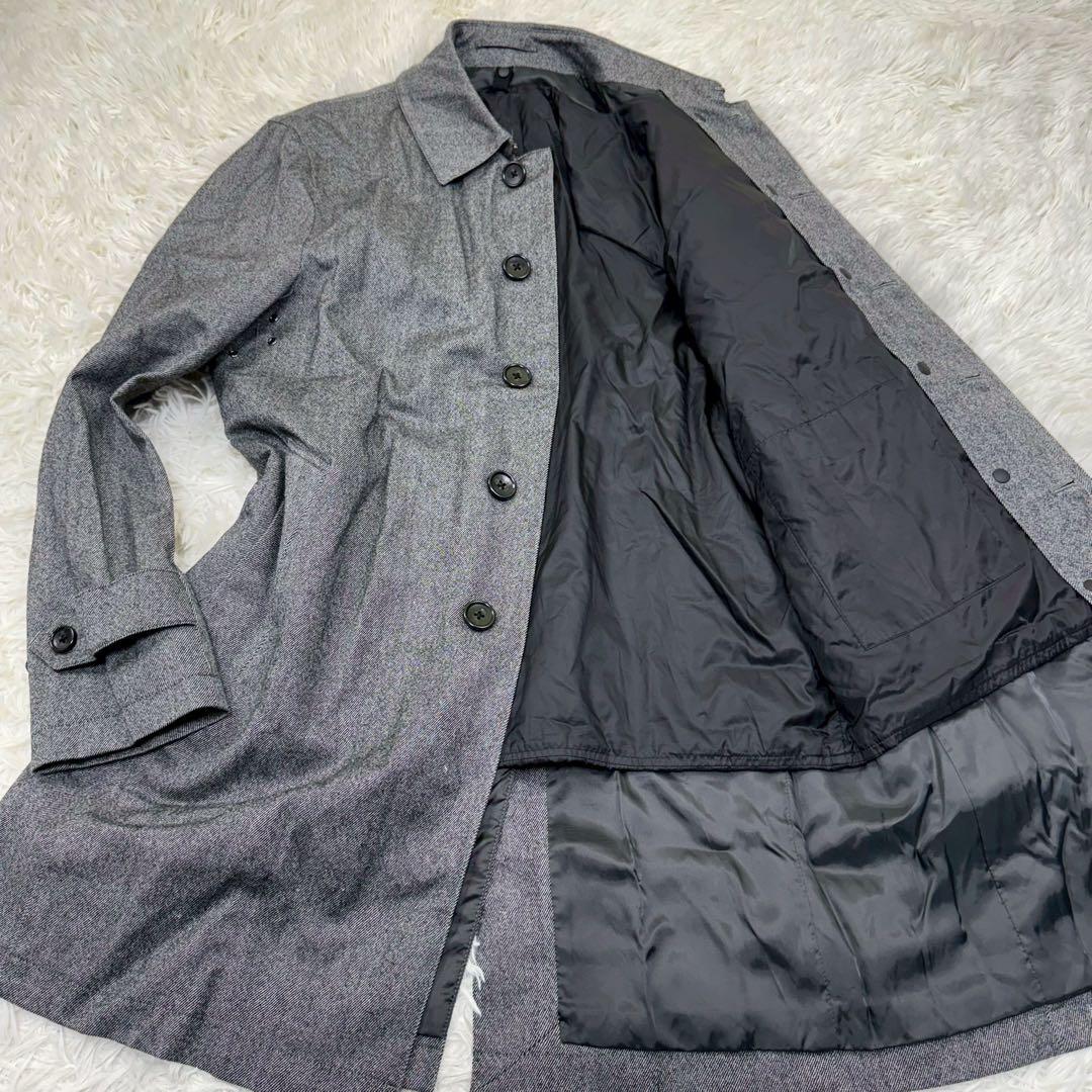 美品✨ ユナイテッドアローズ ダウンライナー ステンカラーコート 50 XL