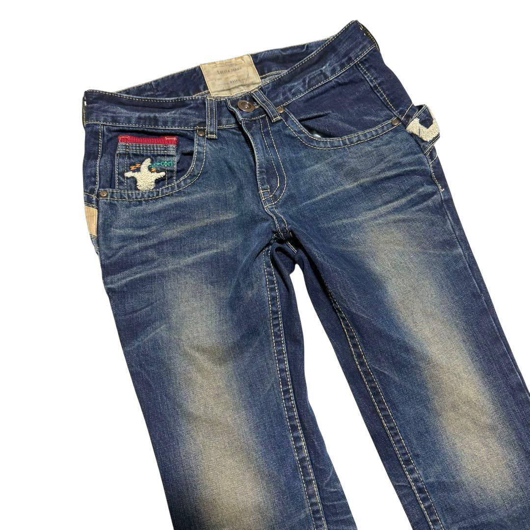 ロリータジーンズ　デニム　パンツ　奈良美智さんコラボ　希少 XS