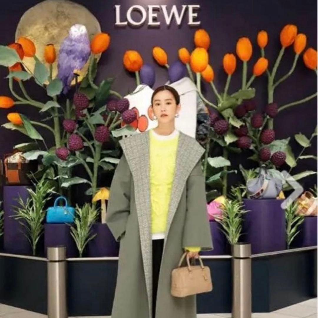 ロエベ　ロゴジャガード　フーデット　コート