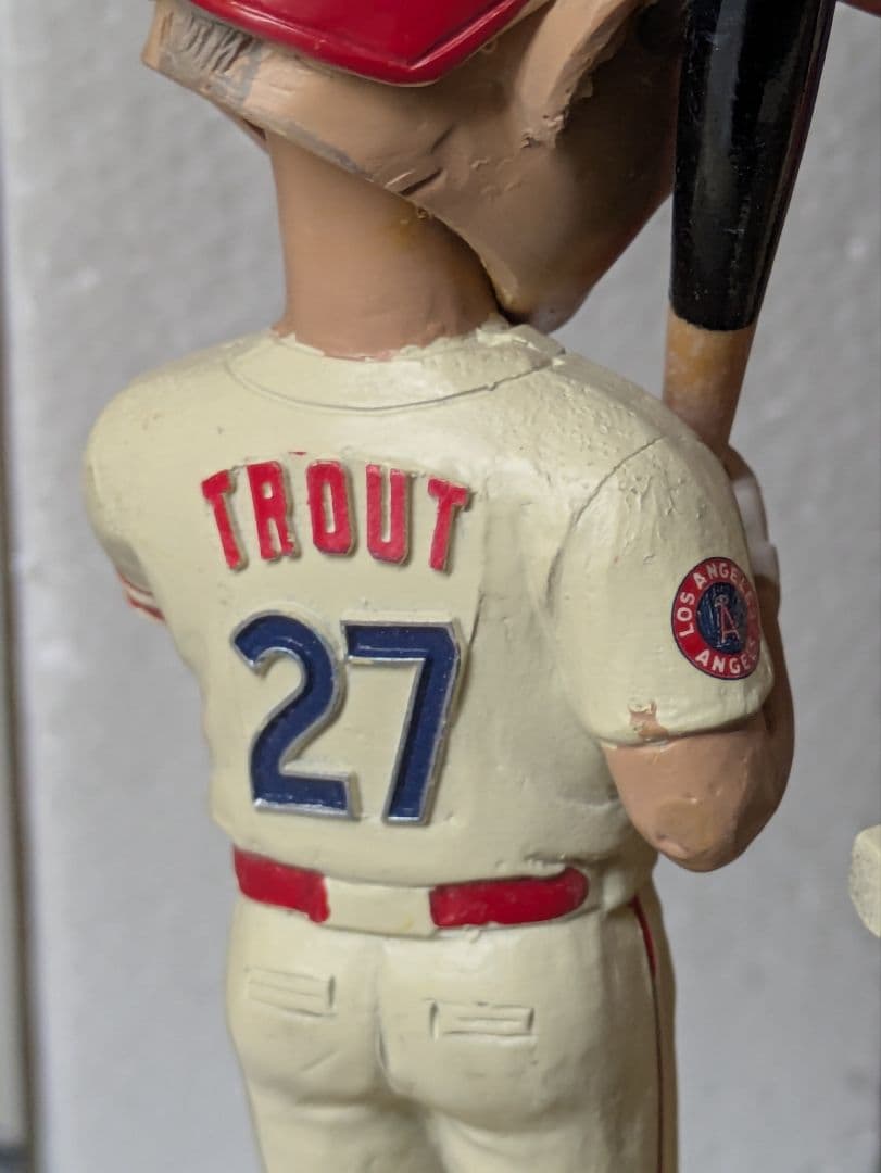 大谷翔平、 マイク・トラウト ダブルボブルヘッドフィギュア