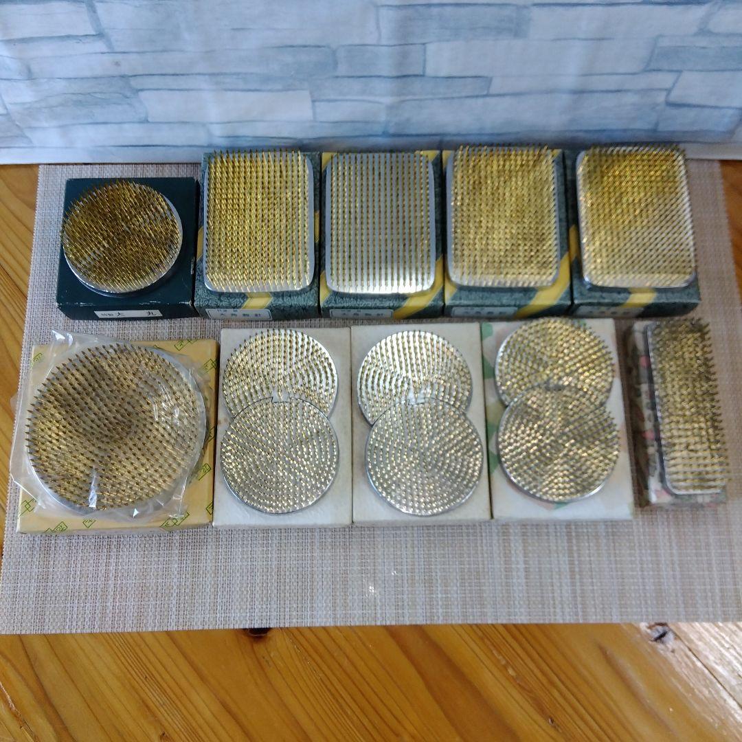 ★ 未使用保管品 生け花 各種剣山 計十品揃え 　No.65