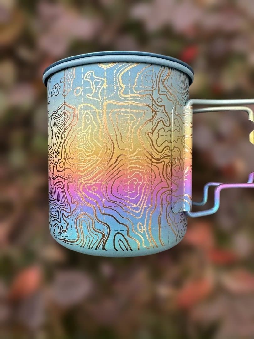 新品 450ml チタン マグカップ スノーピーク アウトドア コップ