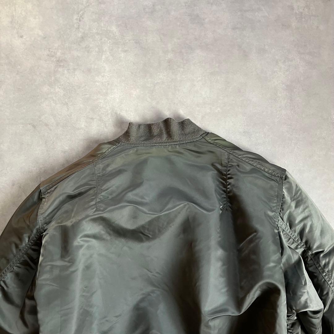 90s alpha MA-1 短丈 フライト ボンバー ジャケット y2k xl