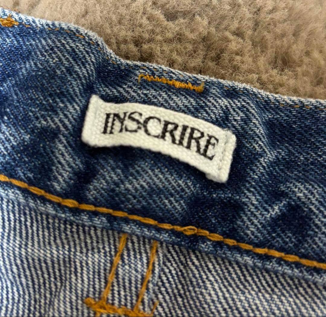 今週金土日限定値下げ　アンスクリア　フレアデニムパンツ　カットオフ