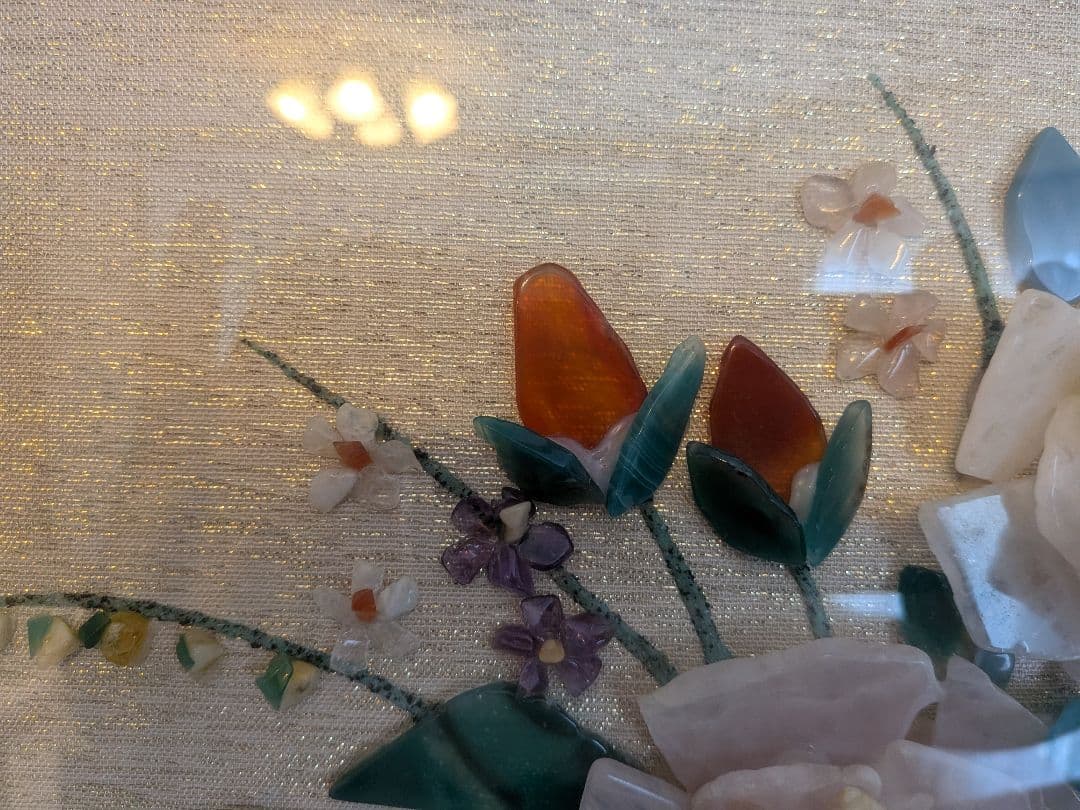 花石絵（原石メノウ他）