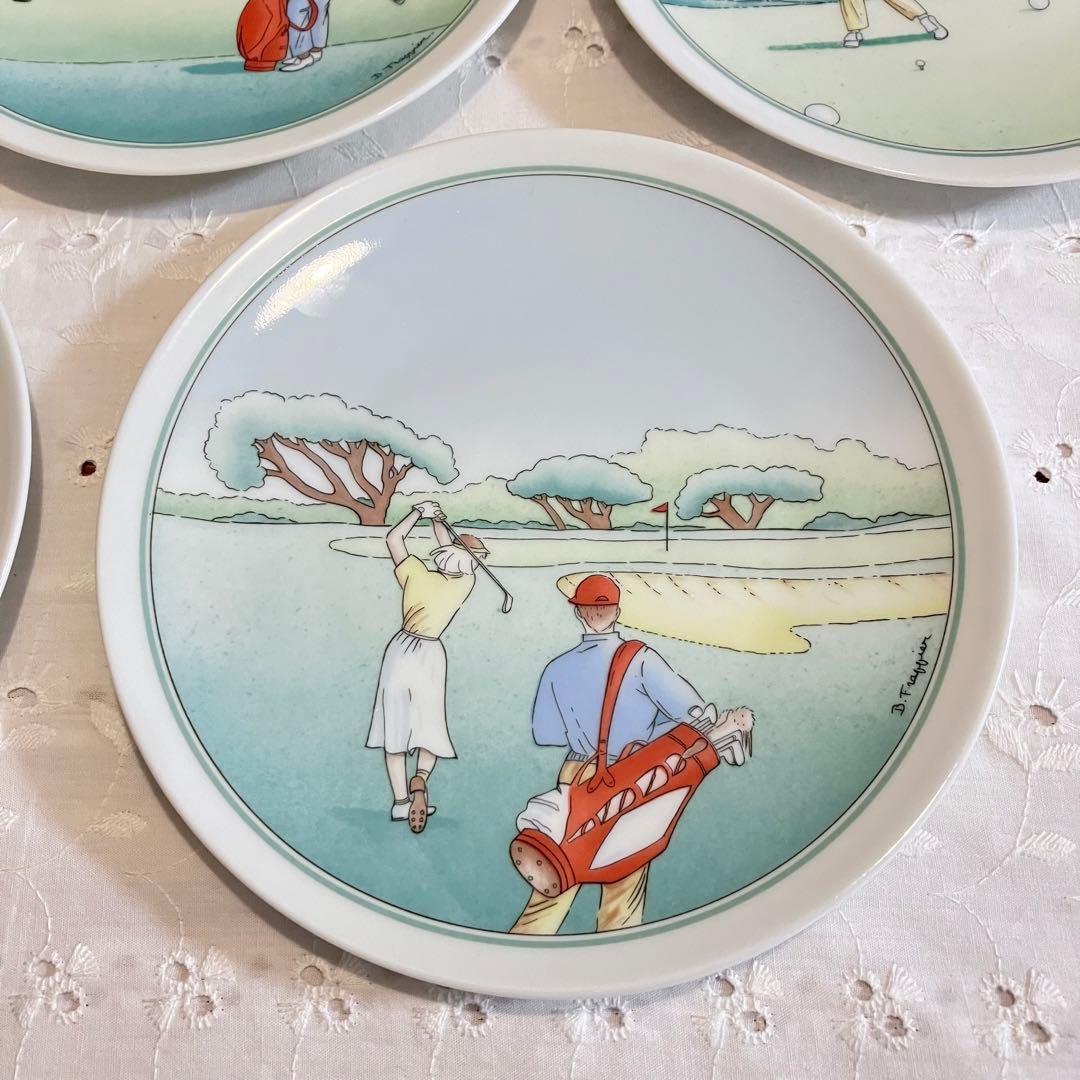 フランスヴィンテージ APILCO アピルコ プレート ゴルフプレイヤー