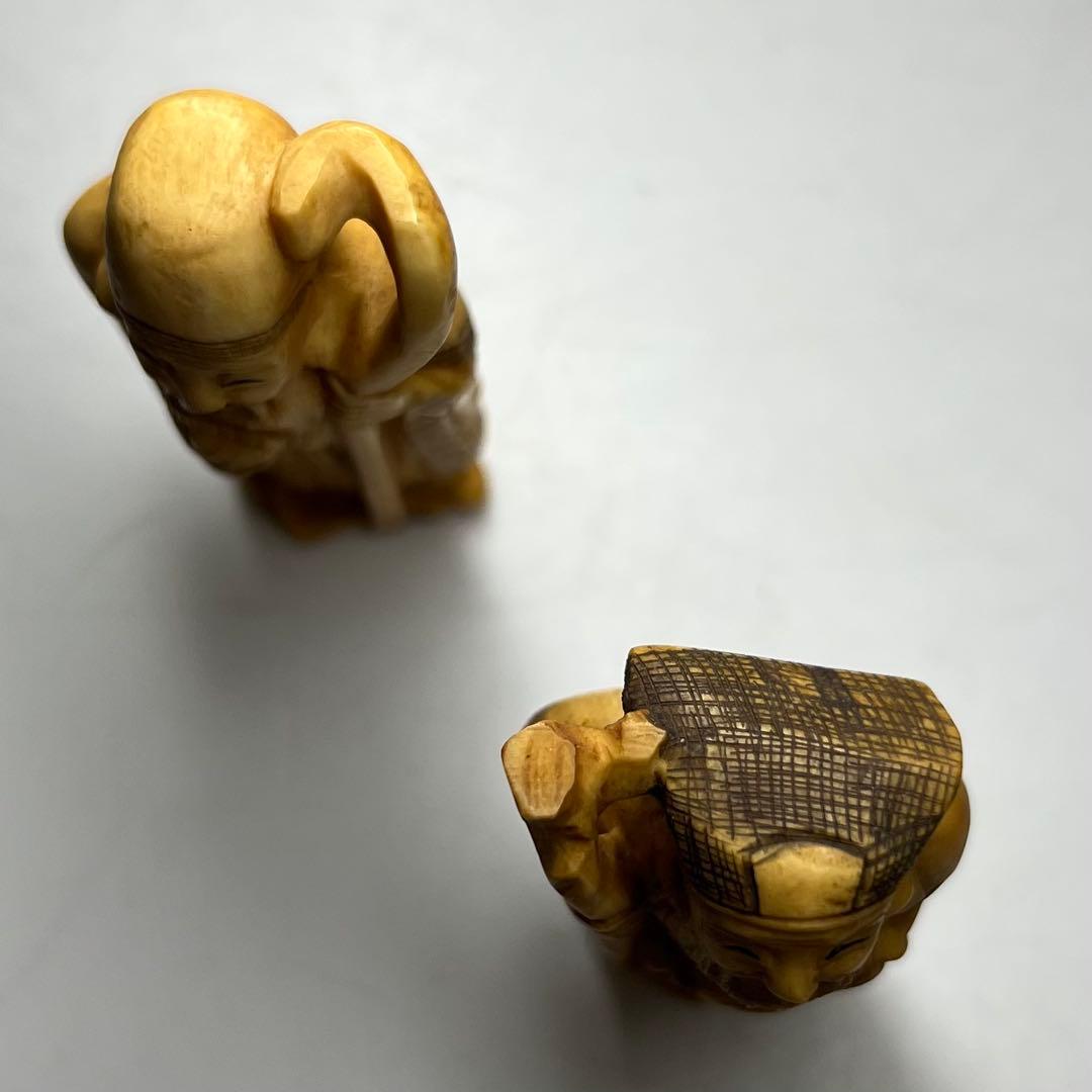 極上 寿老人 2体 101g 東キ8-0206☆2F