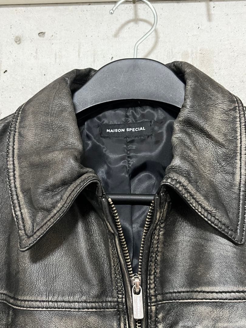 【美品】ユニセックス　MAISON SPECIAL レザージャケット