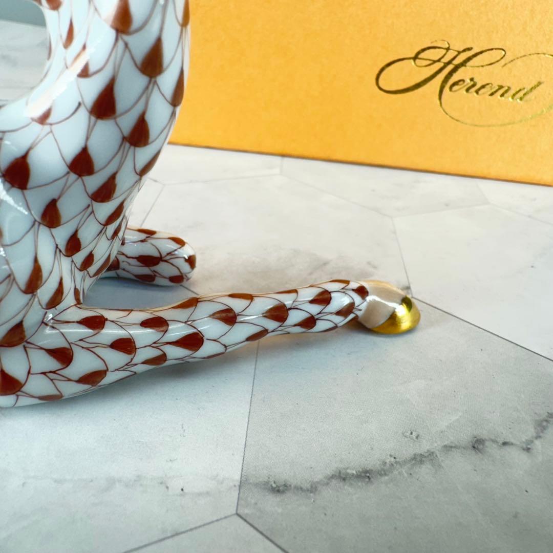 DA1294 ヘレンド　herend トナカイ　シカ　鹿置物　陶器　フィギュリン