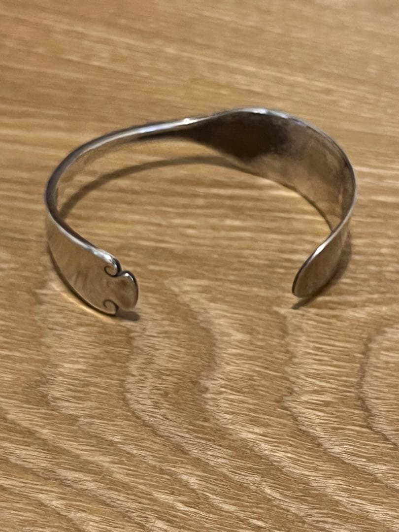 【希少】ティファニー　Tiffany バターナイフバングル　シルバー