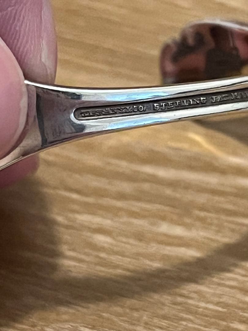 【希少】ティファニー　Tiffany バターナイフバングル　シルバー