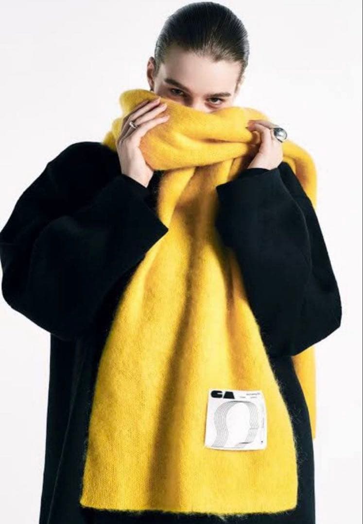 mimi GADID ANONIEM OLOF / YELLOW マフラー