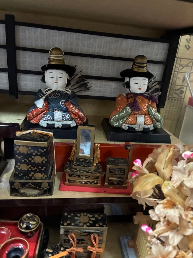 マロン決め込み雛人形②