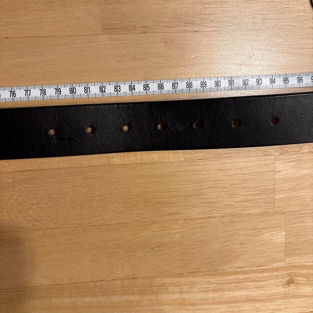 【美品】CHALLENGER ベルト 黒×赤