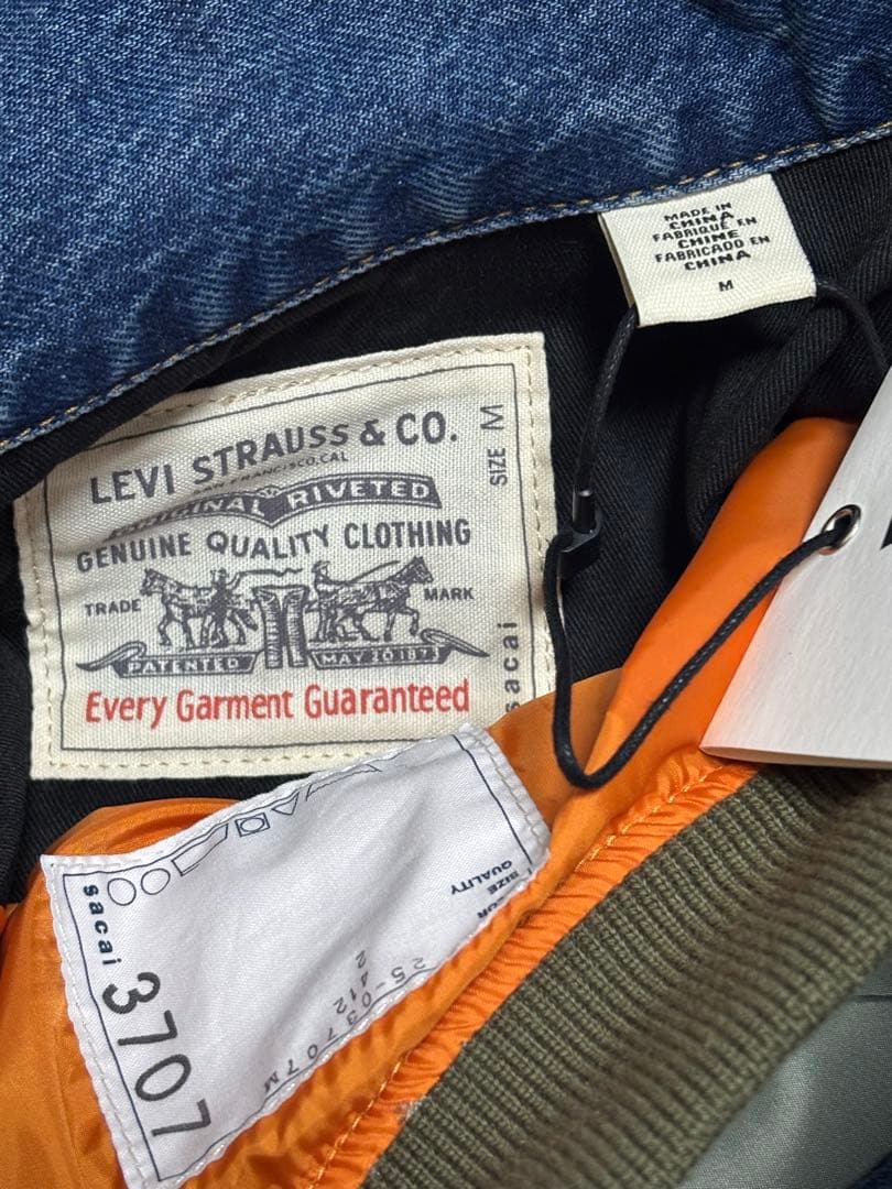 Levi's® x sacai デニムナイロン　リバーシブルジャケット