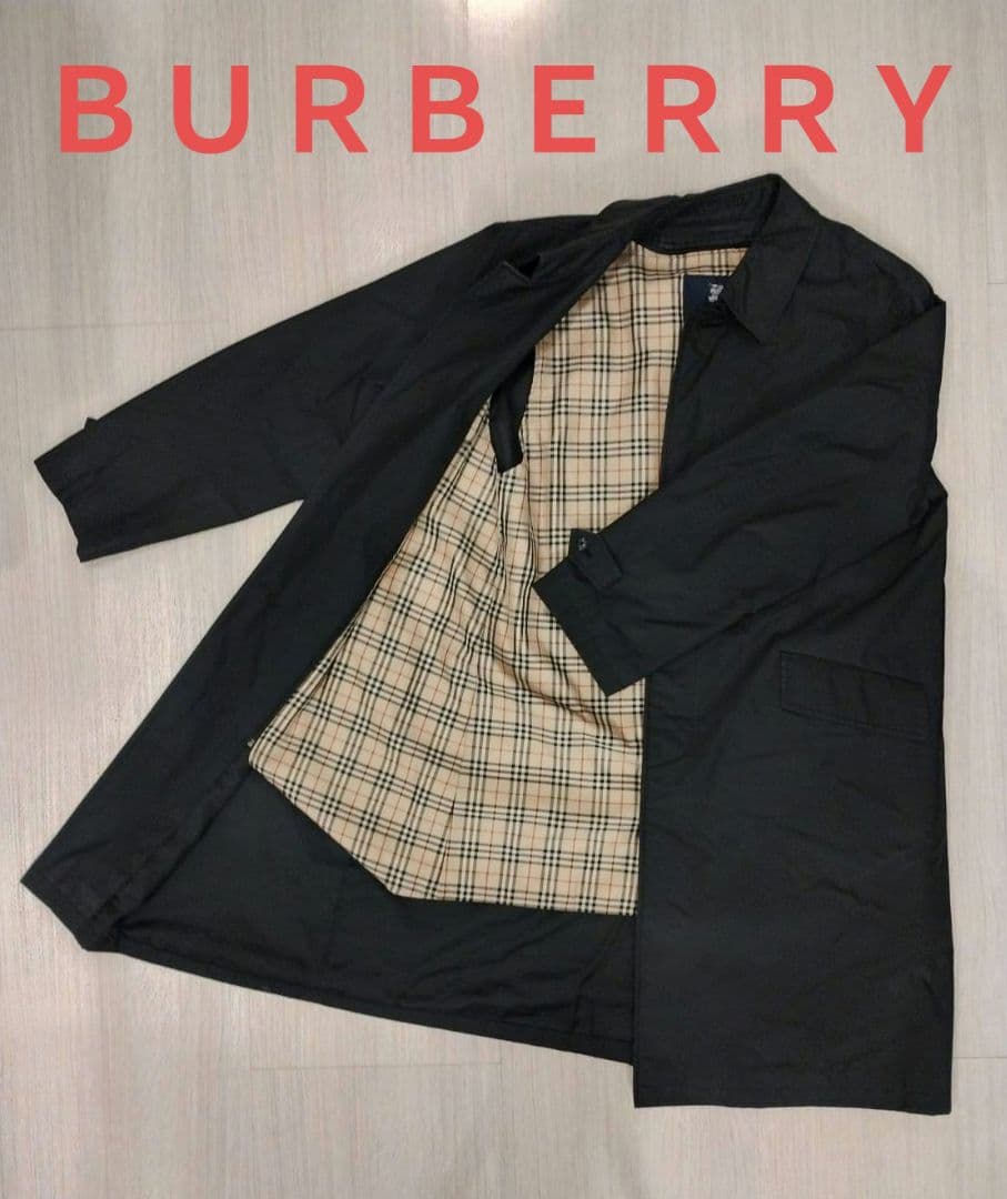 【ライナー付】BURBERRY LONDON ステンカラーコート サイズL