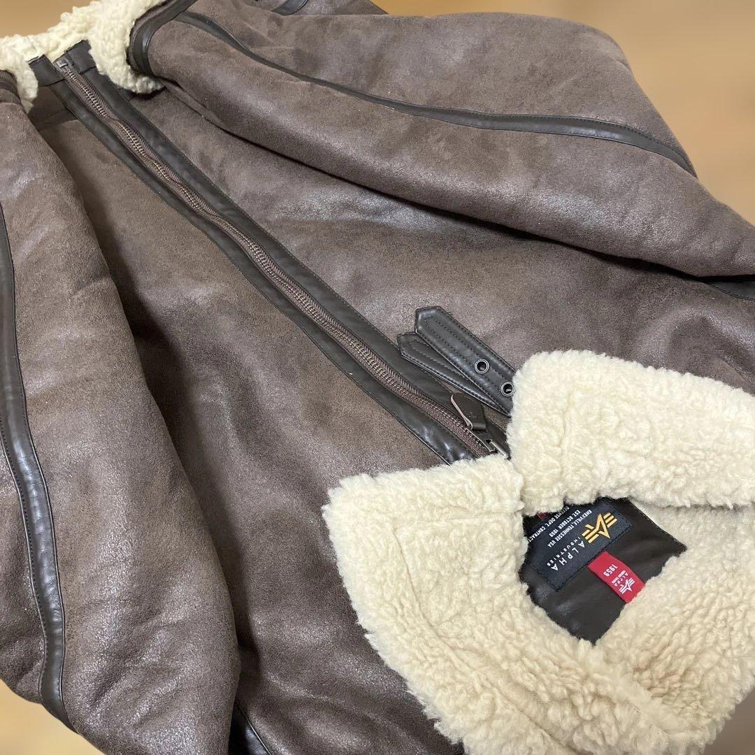 d*i様 アルファ　B-3フライトジャケット　フェイクレザー　XLサイズ