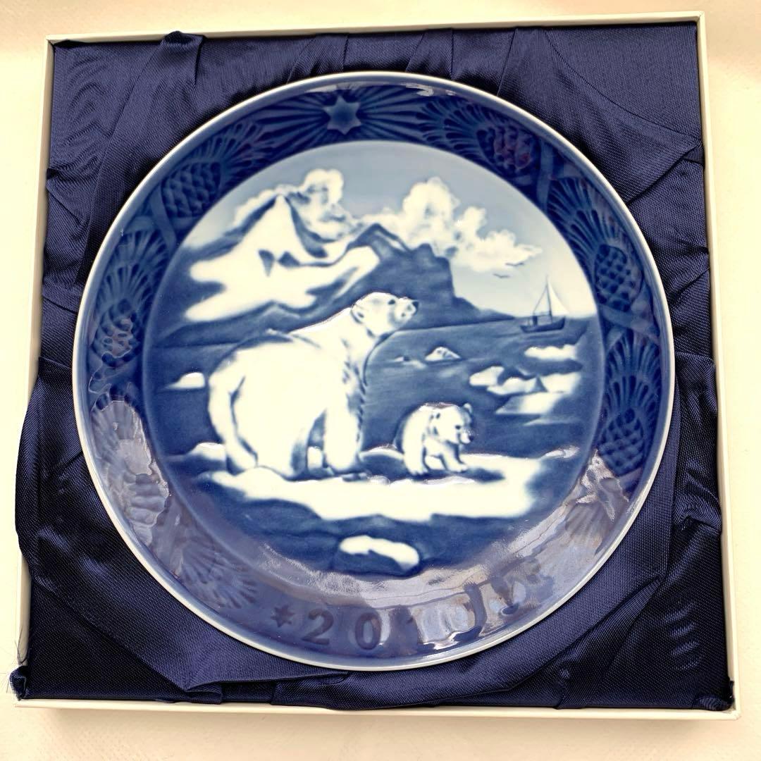 新品・未使用　ロイヤルコペンハーゲン イヤープレート 2010