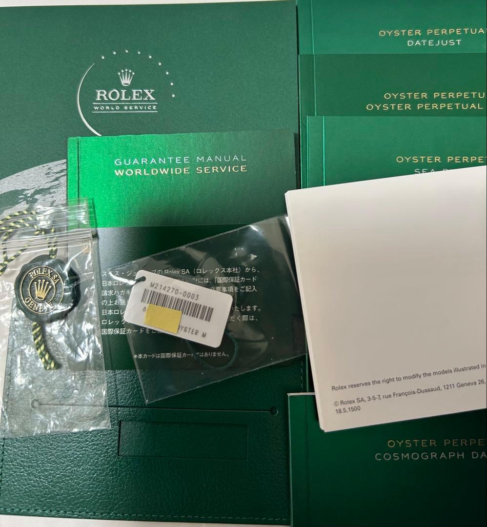 ROLEXロレックス純正エクスプローラーMサイズBOXスリーブ付　　付属品16点