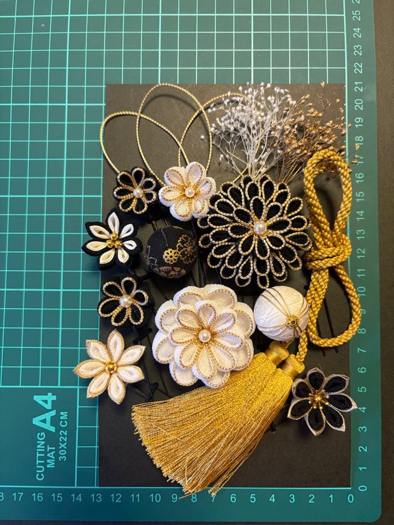 つまみ細工髪飾り、前撮り、成人式、卒業式、結婚式