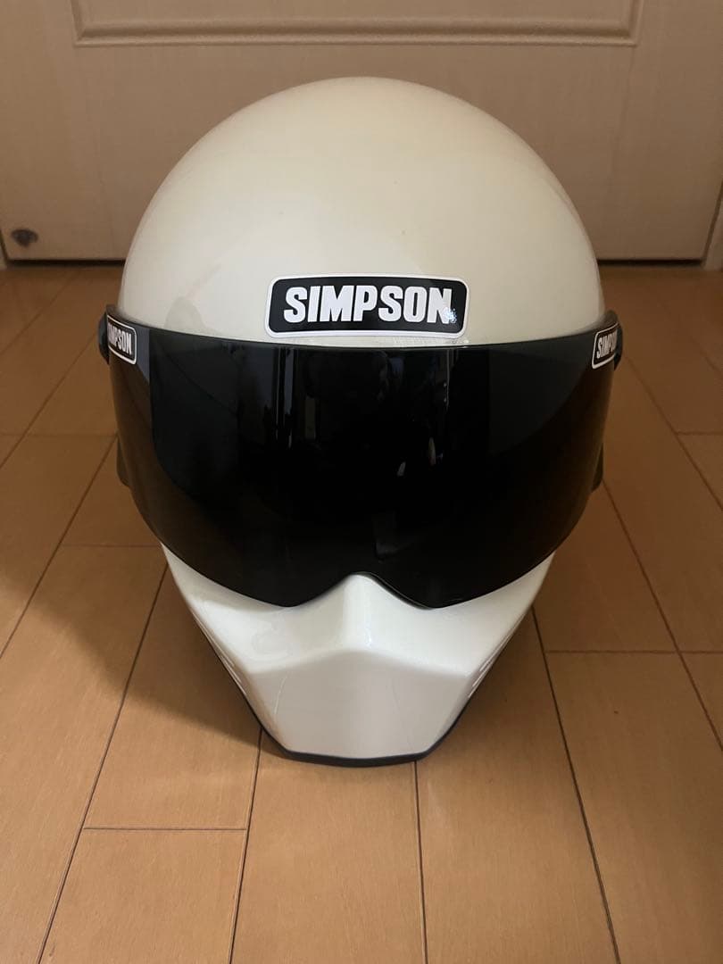 キキ3回だけ使用 希少限定カラーSIMSONロゴ入M10アイボリー