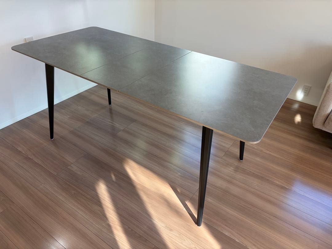 【元値約20万円】セラミック　伸縮式ダイニングテーブル