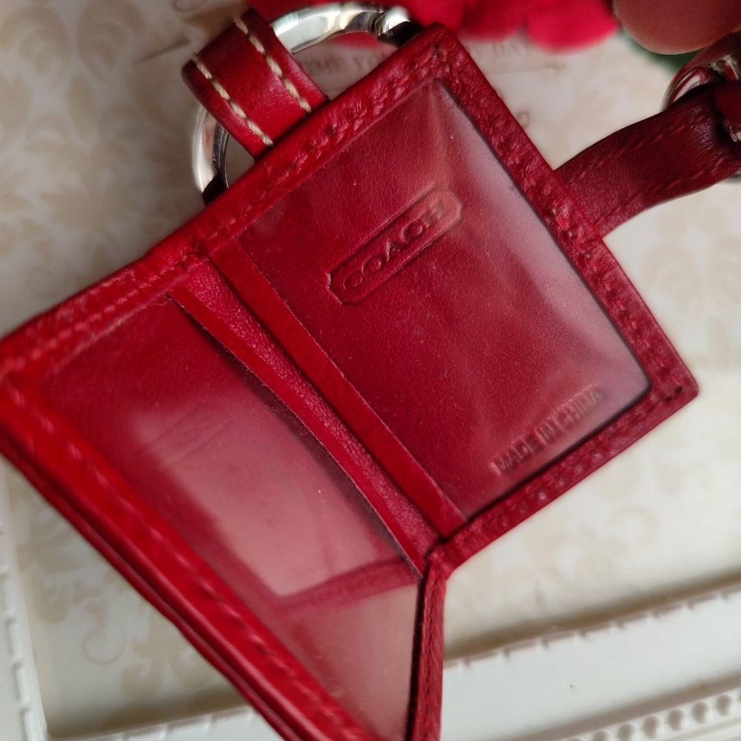 美品　コーチ　COACH キーホルダー　写真入れ