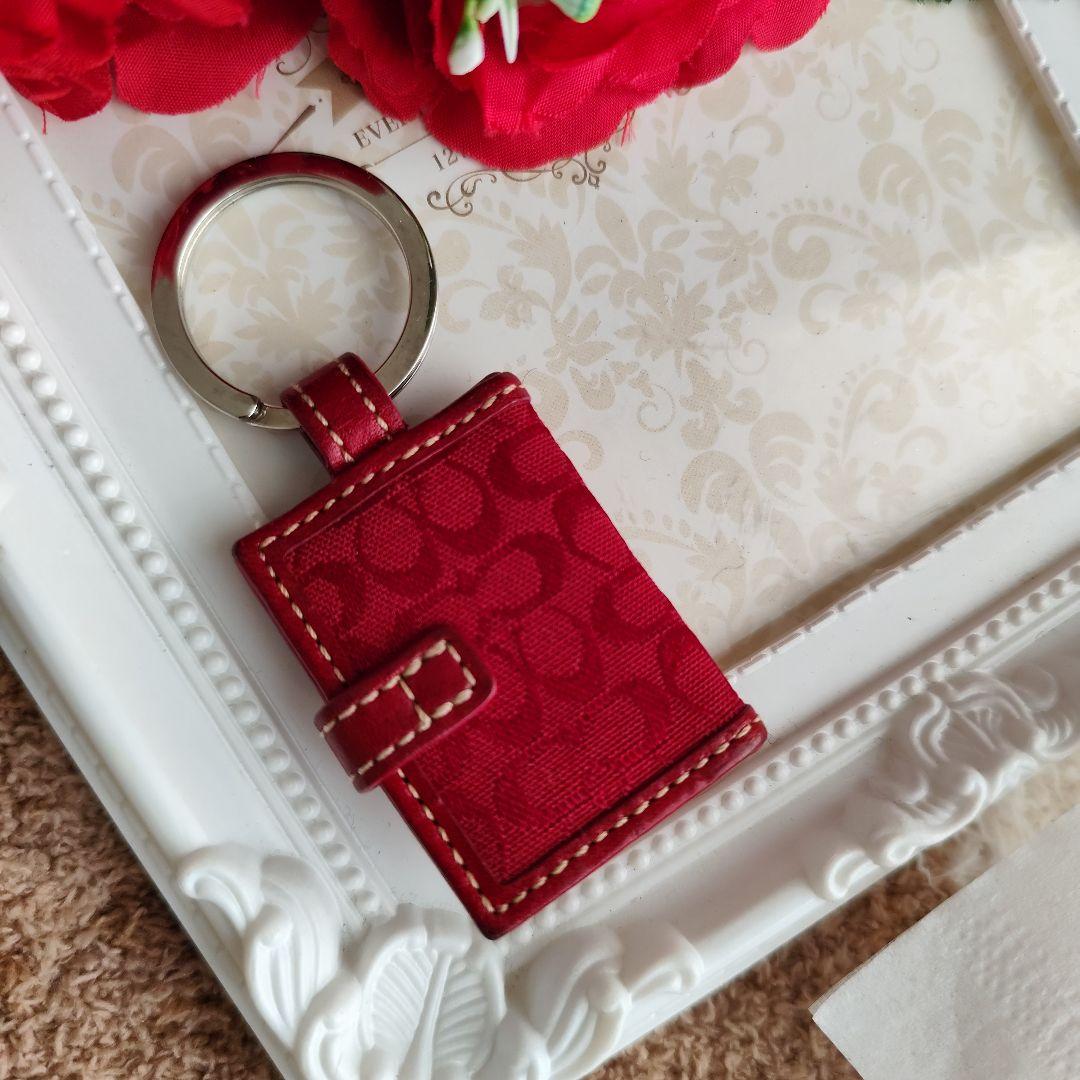 美品　コーチ　COACH キーホルダー　写真入れ