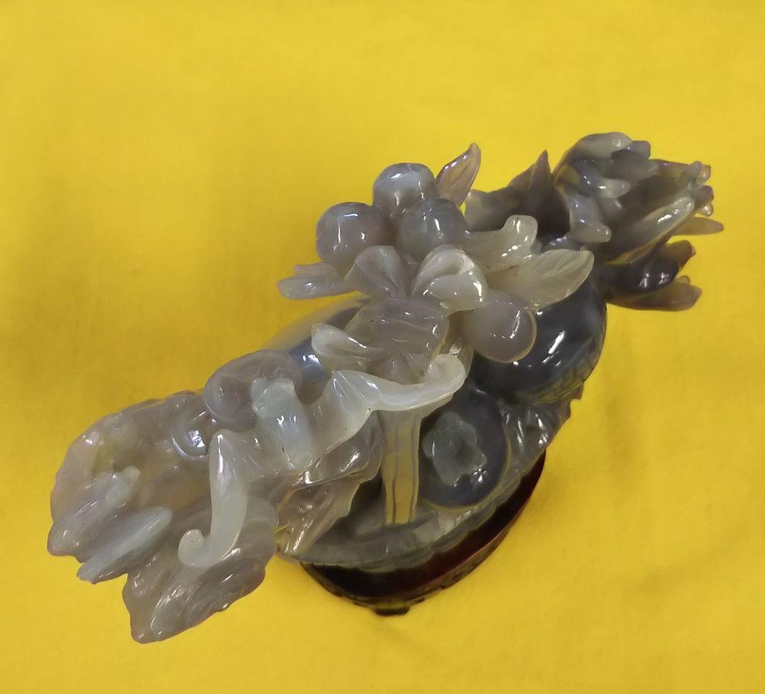 翡翠/翡翠置物/ラベンダー翡翠