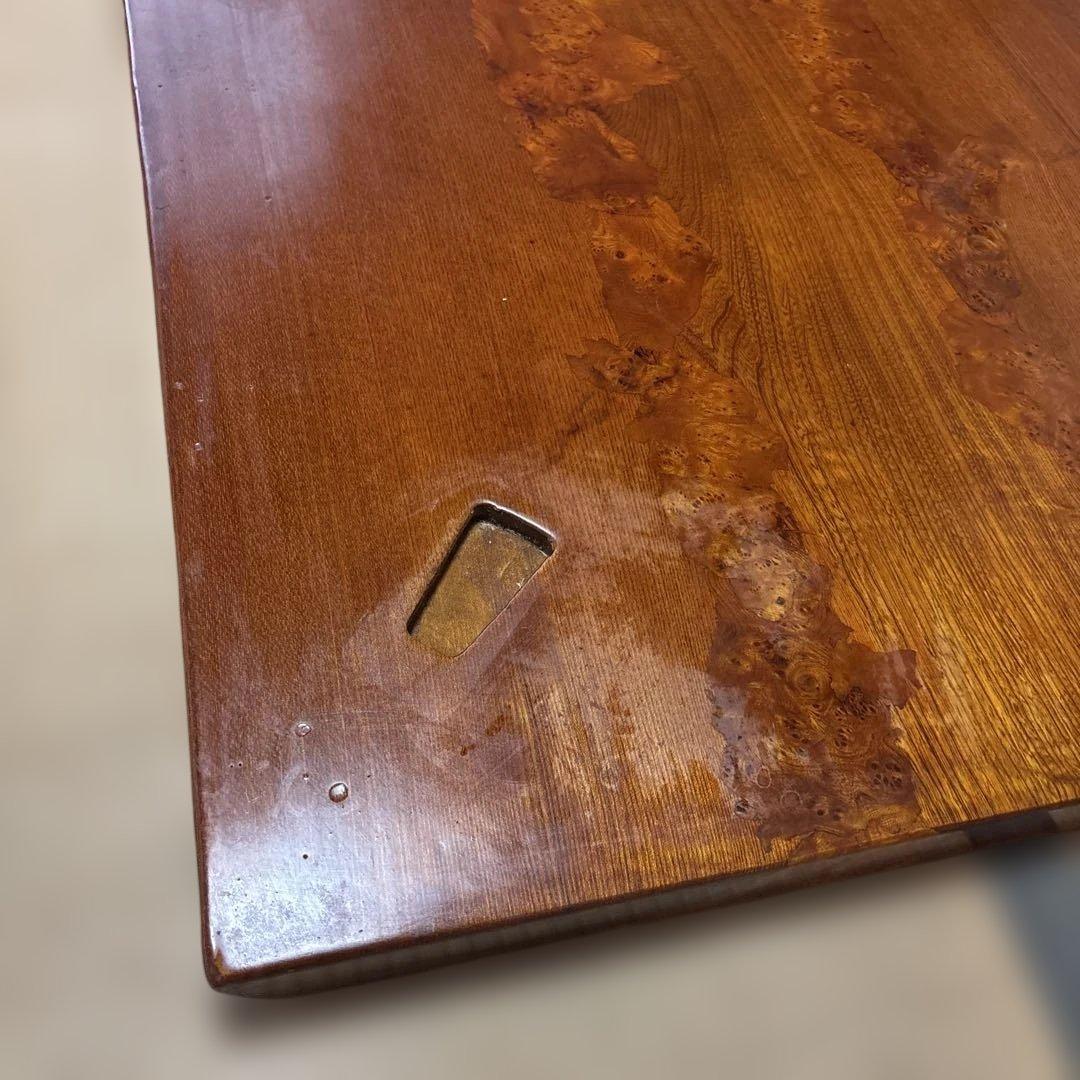 と*ん様 送料込み　木製光沢仕上げ長方形座卓