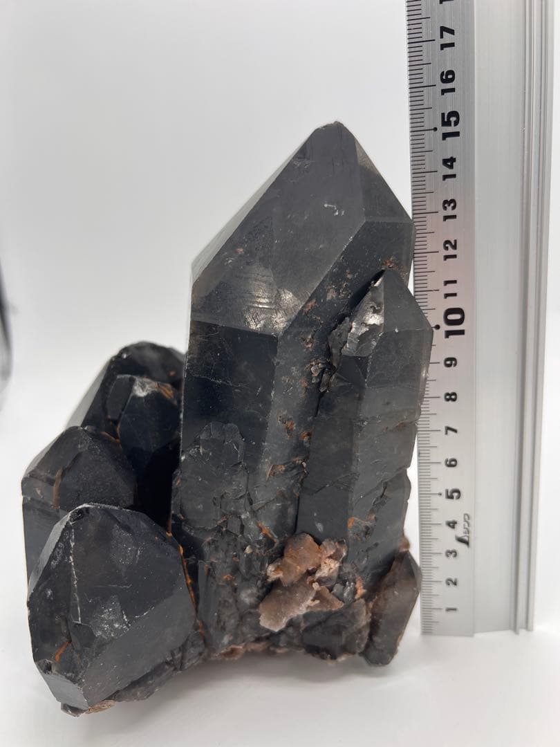 【週末限定値引き中】モリオン原石 スモーキークォーツ 黒水晶 クラスター 2kg