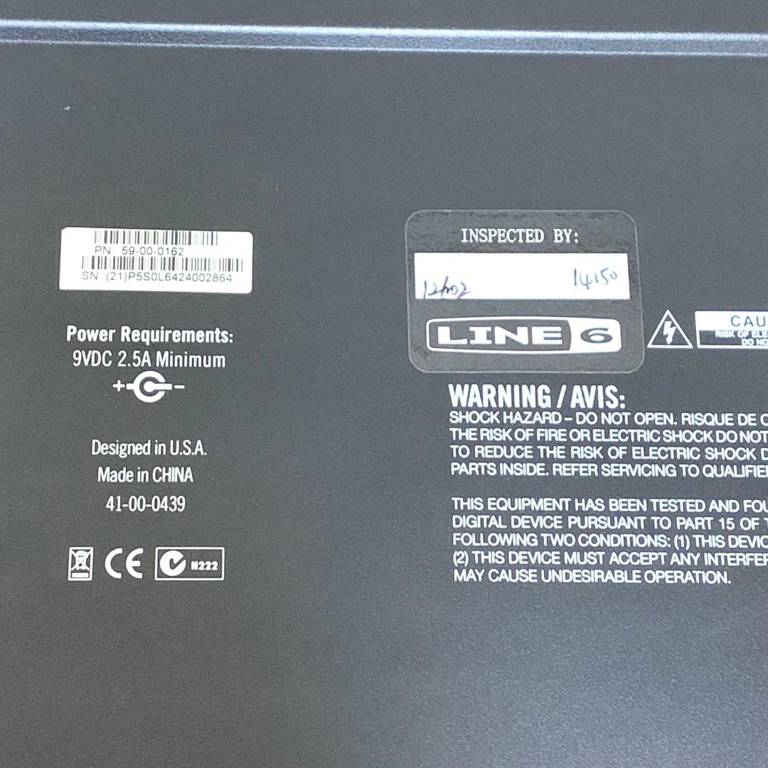 LINE6 POD HD500X②動作確認済 社外適合ACアダプター付属