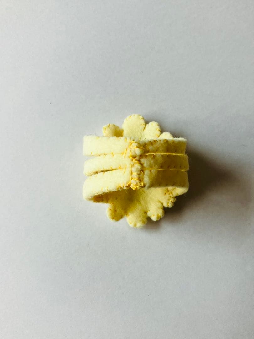 yuri hasegawa 長谷川有里さん ○ャネルリング フェルト製 1点もの