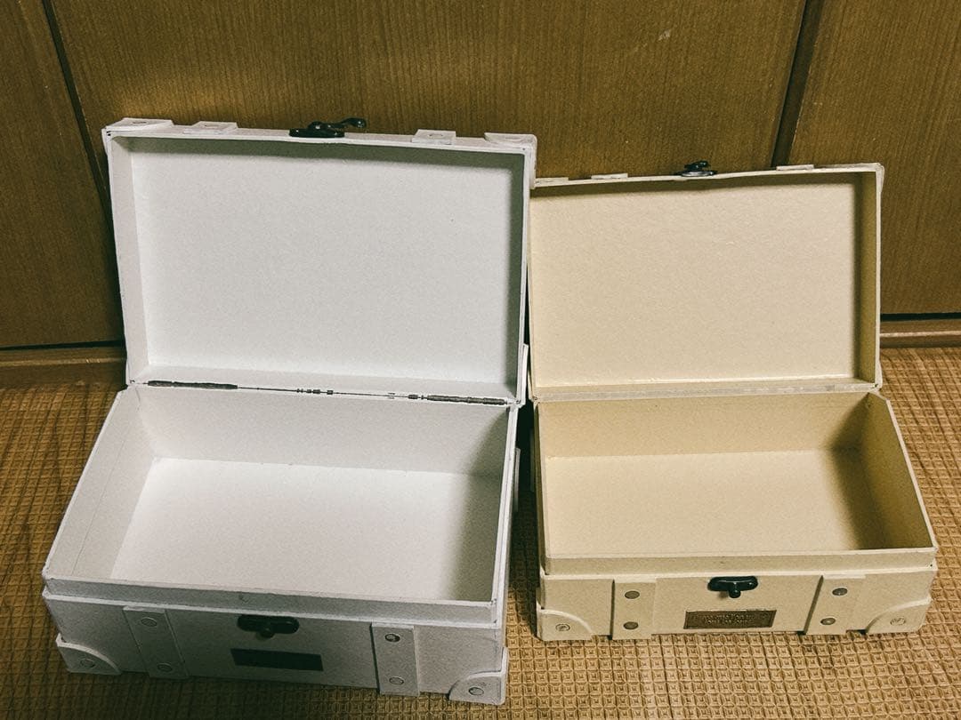 新品トランク風トレジャーBOX アンティークBOX 小物入れ7点セット