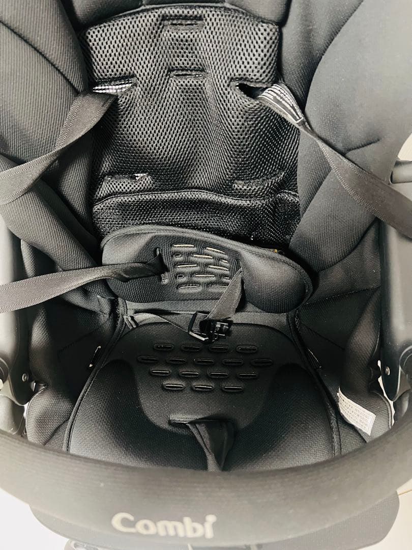 美品 Combi スゴカルα Light エッグショック AX フェザーグレー