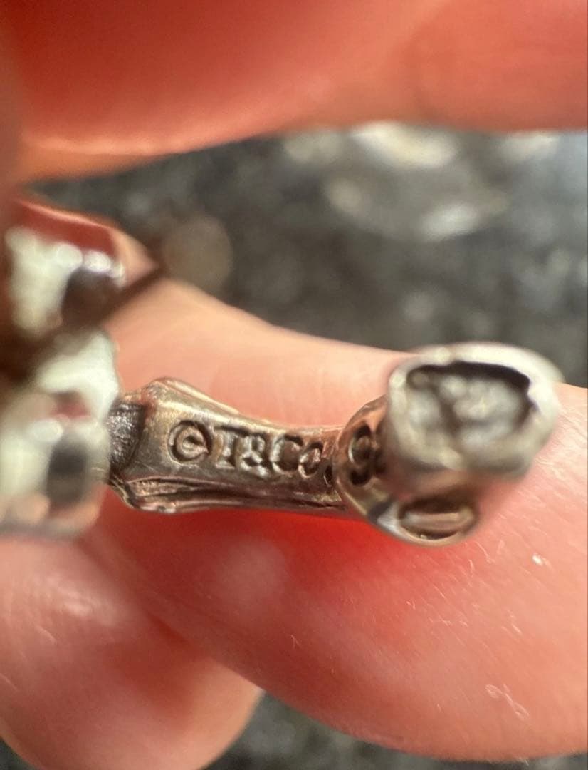 uda Tiffany バンブーピアス　スモール　片耳　ヴィンテージ