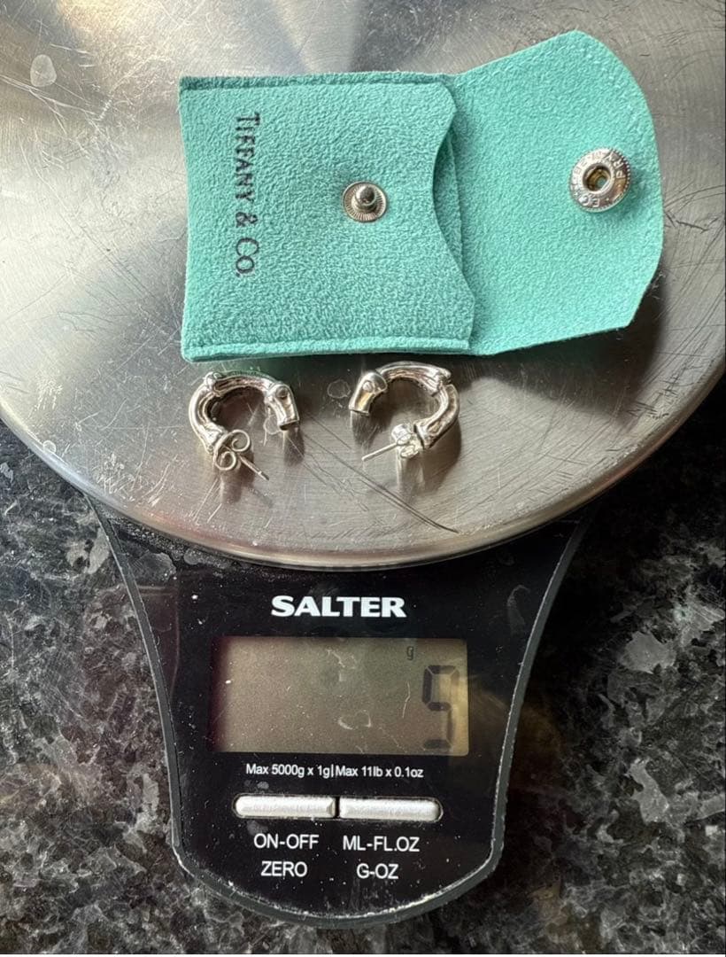 uda Tiffany バンブーピアス　スモール　片耳　ヴィンテージ