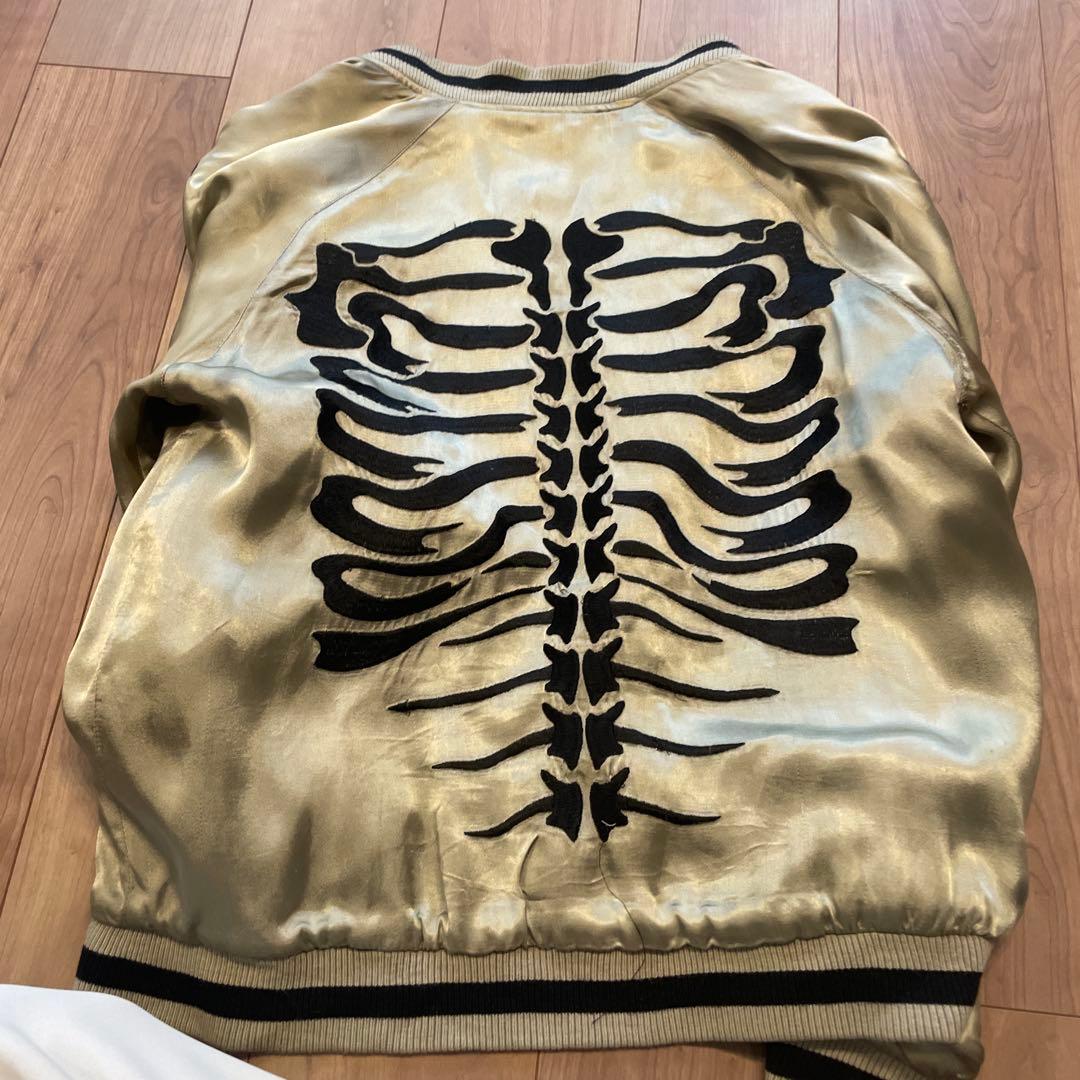 スカルデザイン スカジャン Crawler リバーシブル