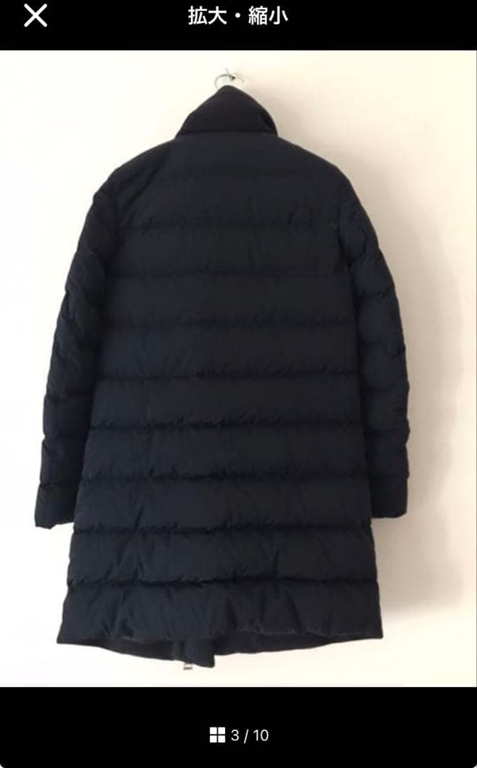 モンクレール　ウールとの組み合わせが素敵なダウンコート