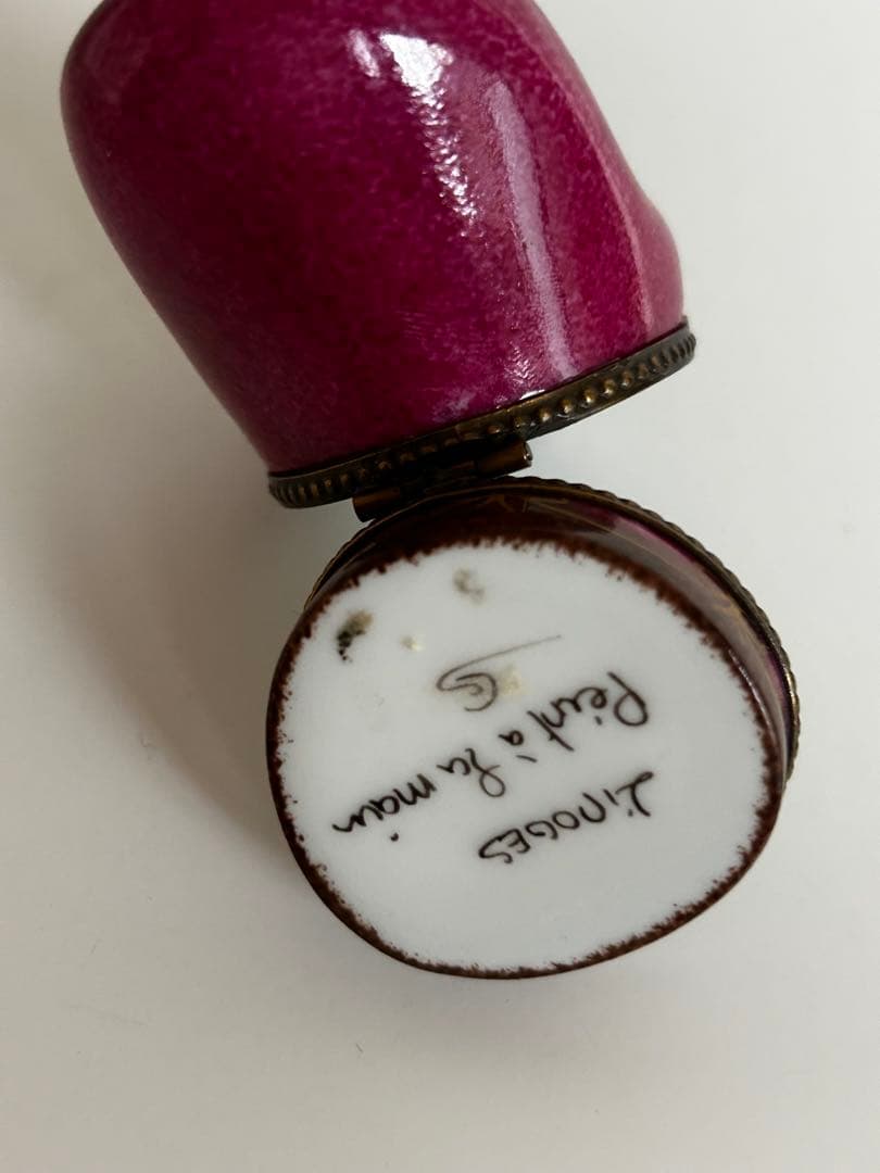 リモージュボックスBOX・キャット猫シリーズ①新品フランス製