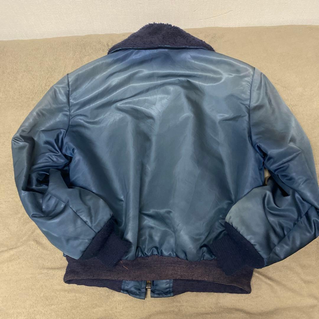 か*か様 70s80s B-15 フライトジャケット 鬼フェード　ビンテージ　茄