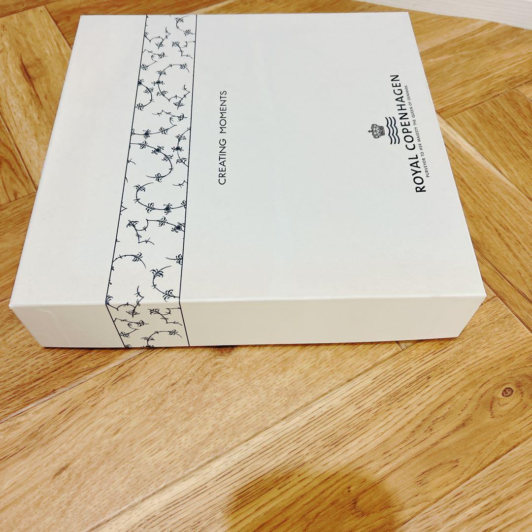 オリーブロイヤルコペンハーゲン ブルーパルメッテ プレートペア 26cm