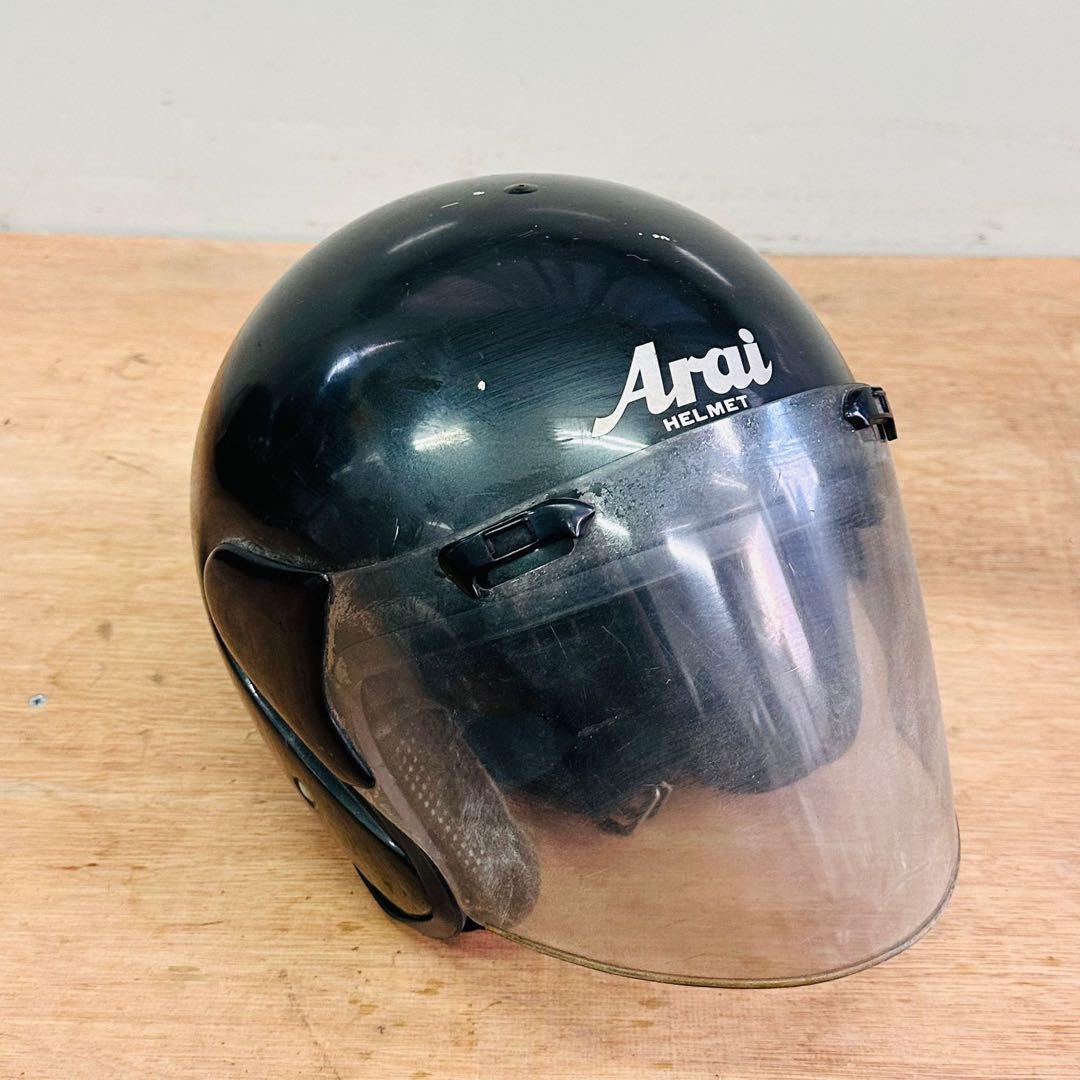 Arai SZ-α Lサイズ ジェットヘルメット ブラック