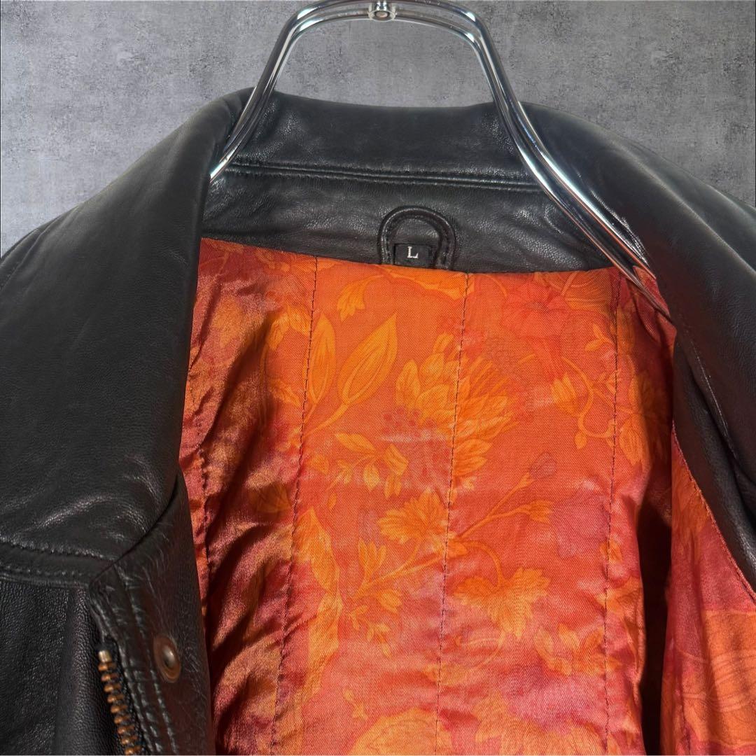 90's VINTAGE A-2 フライトジャケット イタリア製ラムレザー L