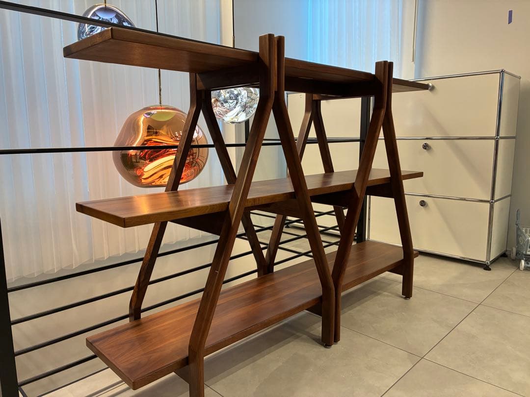 SMethyl　KEN OKUYAMA モダンAフレームシェルフ 3段