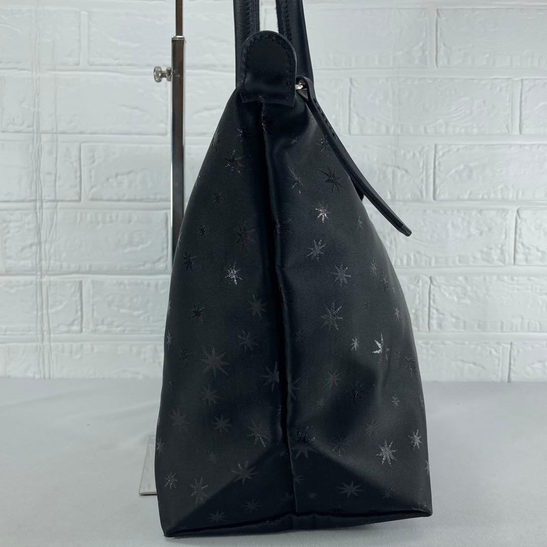 極美品】LONGCHAMPトートバッグ　エトワール プリアージュ ブラック星　L